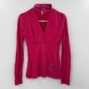 Women's vintage Y2K Apple bottom babydoll long sleeve halter‎ type neck size med